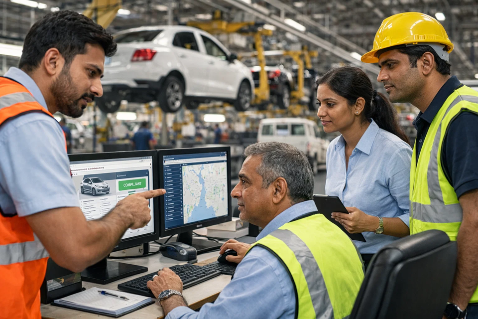 How VAHAN Integration Prevents Vehicle Compliance Violations in Manufacturing Logistics