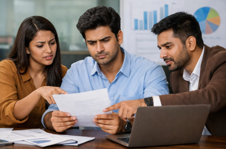 People discussing about errors and how to fix them